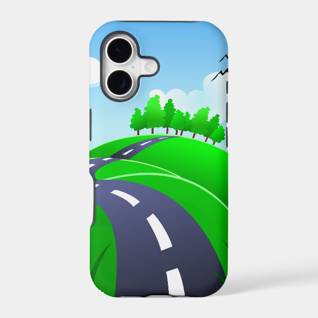 Hilly road, iPhone 5 case (Back)