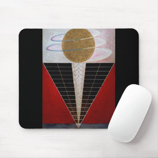 Hilma af Klint - Altarpiece II Mouse Pad (With Mouse)