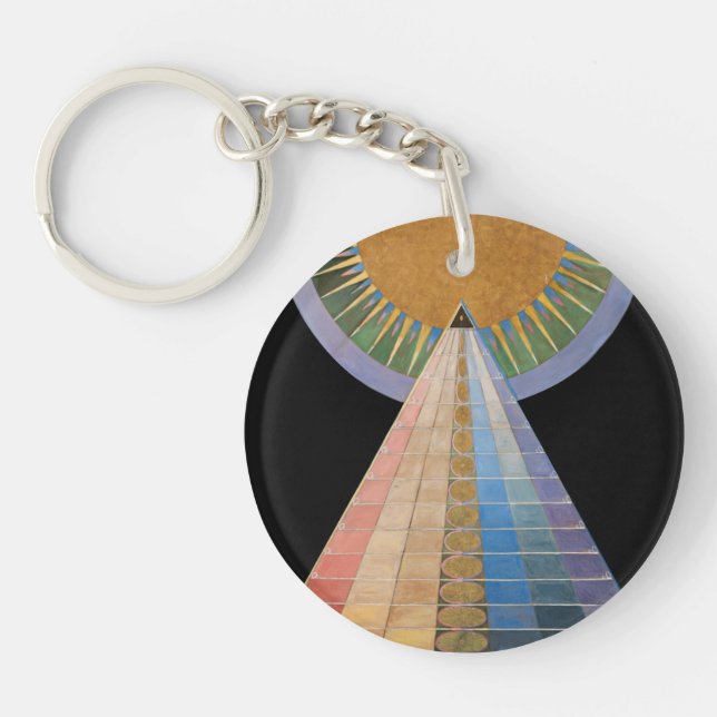 Hilma af Klint - Altarpiece  Key Ring (Front)