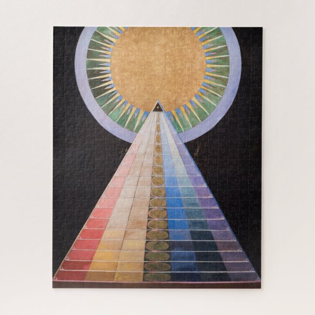 Hilma Af Klint, Altarpiece No.1, Abstract Art Jigsaw Puzzle (Vertical)