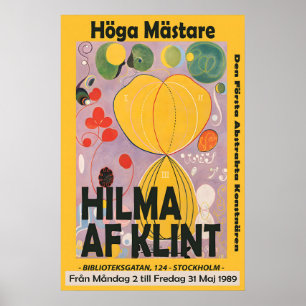 Hilma Af Klint Exhibition Poster Modern Abstract
