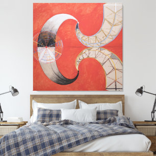 Hilma af Klint - Group IX-SUW, The Swan, No. 9 Canvas Print