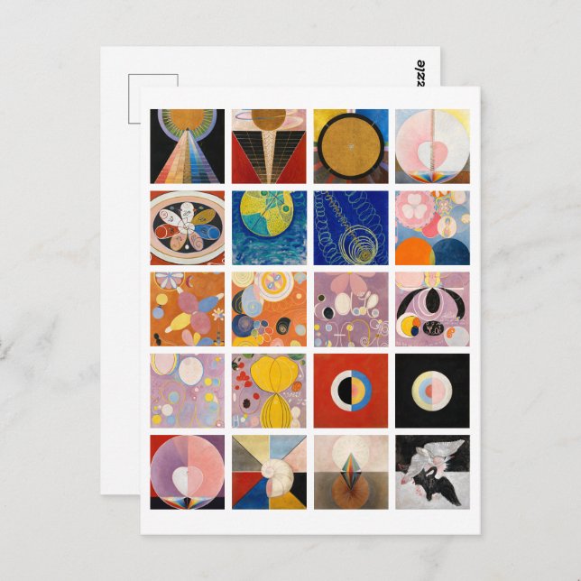 Hilma af Klint Paintings Collection Postcard (Front/Back)