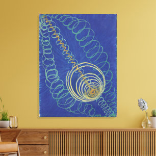 Hilma Af Klint, Primordial Chaos No16 Abstract Art Canvas Print