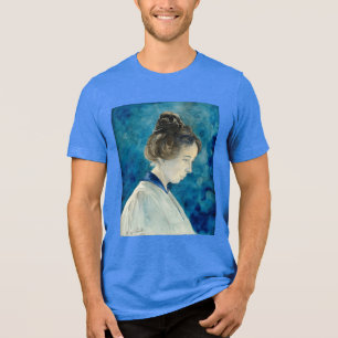 Hilma af Klint Self Portrait Profile Art Tri-Blend Shirt