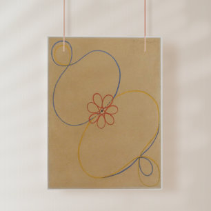 Hilma Af Klint, Seven Point Star No5, Abstract Art Photo Print