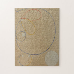 Hilma Af Klint, Seven Point Star No7, Abstract Art Jigsaw Puzzle