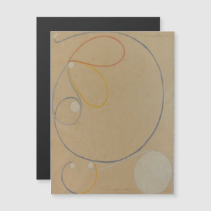 Hilma Af Klint, Seven Point Star No7, Abstract Art Magnetic Invitation