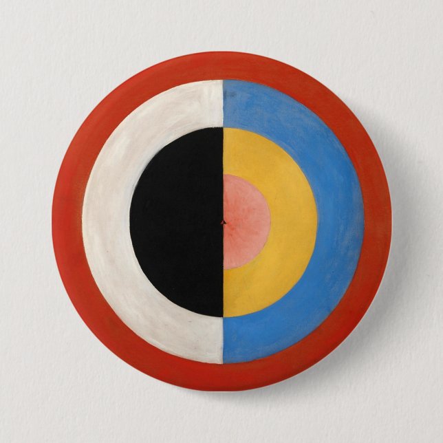 Hilma Af Klint Svanen 7.5 Cm Round Badge (Front)