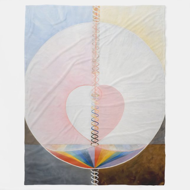 Hilma af Klint - The Dove Fleece Blanket (Front)