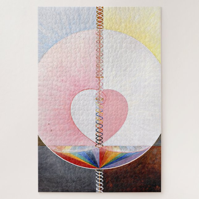 Hilma af Klint - The Dove, No. 1 Jigsaw Puzzle (Vertical)