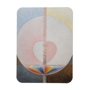 Hilma Af Klint, The Dove No.25, Abstract Art Magnet