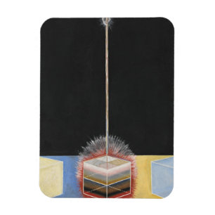 Hilma Af Klint, The Dove No.2, Abstract Art Magnet