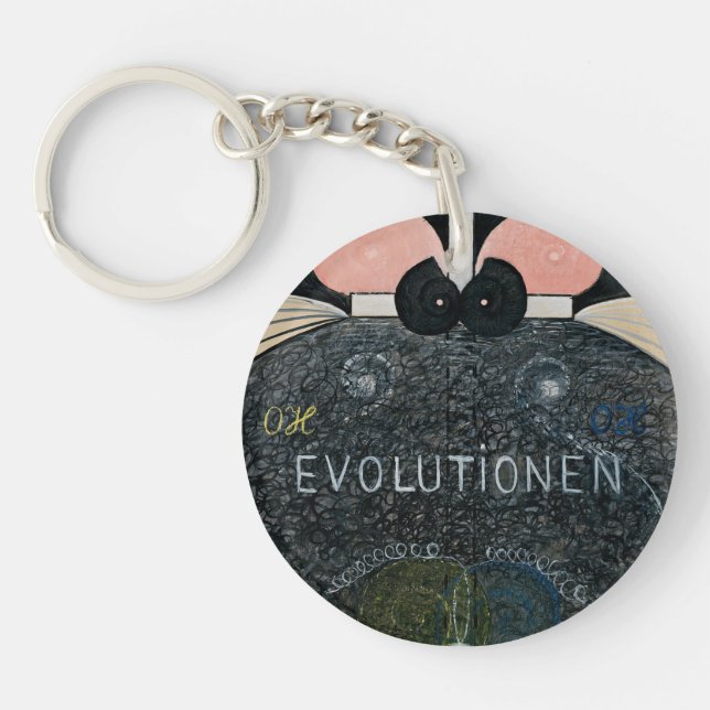  Hilma af Klint - The Evolution, 7 Key Ring (Front)
