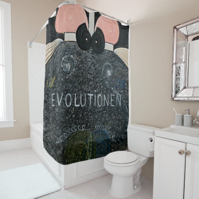  Hilma af Klint - The Evolution, 7 Shower Curtain (In Situ)