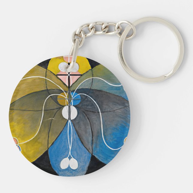 Hilma af Klint - The Evolution, 9 Key Ring (Back)