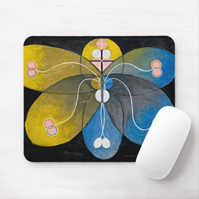 Hilma af Klint - The Evolution, 9 Mouse Pad (With Mouse)