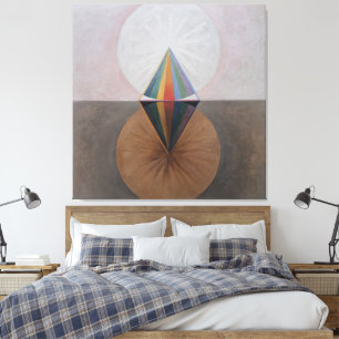 Hilma af Klint - The Swan, No. 10, Group IX-SUW Canvas Print