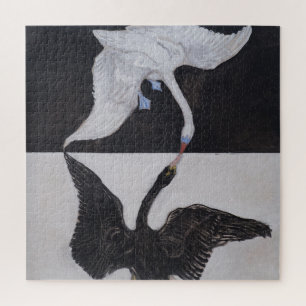 Hilma Af Klint, The Swan No.1, Abstract Art Jigsaw Puzzle
