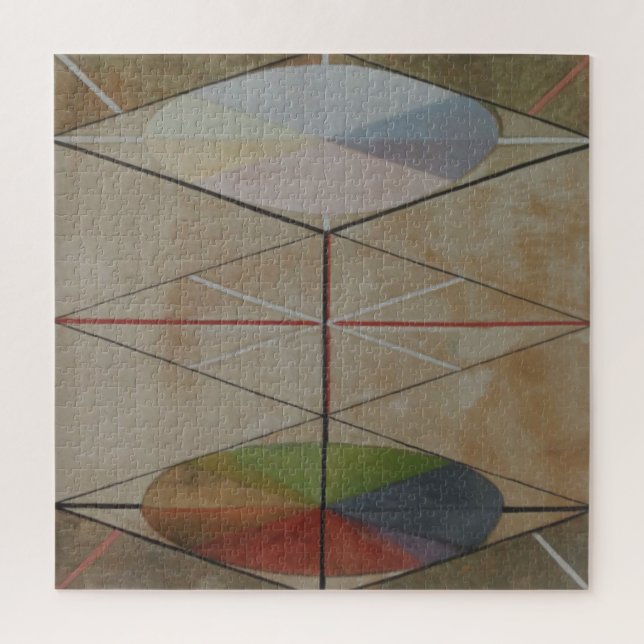 Hilma Af Klint, The Swan No.23, Abstract Art Jigsaw Puzzle (Vertical)