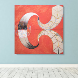 Hilma Af Klint, The Swan No.9, Abstract Art Canvas Print