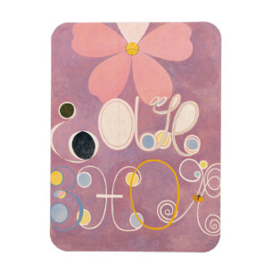 Hilma Af Klint, The Ten Largest No5, Abstract Art Magnet