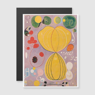 Hilma Af Klint, The Ten Largest No7, Abstract Art Magnetic Invitation