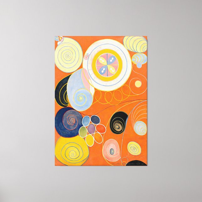 Hilma af Klint - The Ten Largest, No.3,Youth Canvas Print (Front)