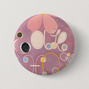 Hilma af Klint The Ten Largest No.5 6 Cm Round Badge