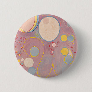 Hilma af Klint The Ten Largest No.7 6 Cm Round Badge