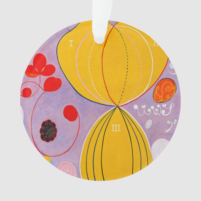 Hilma af Klint - The Ten Largest No. 7 Ornament (Front)