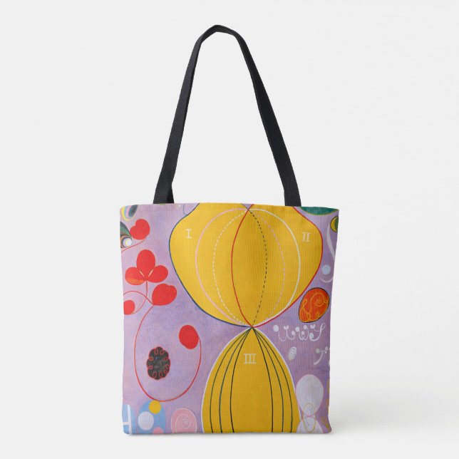 Hilma af Klint - The Ten Largest No. 7 Tote Bag (Back)