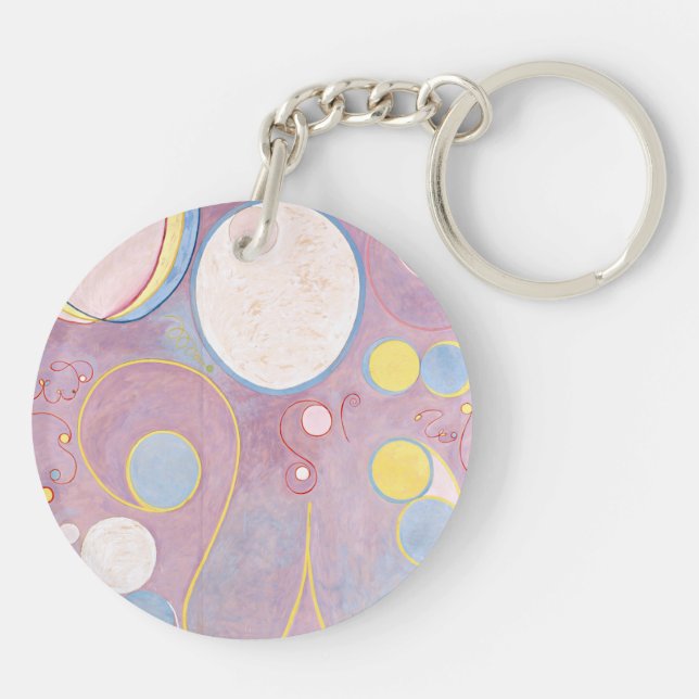 Hilma af Klint - The Ten Largest No. 8 Key Ring (Back)