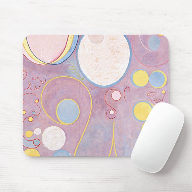 Hilma af Klint - The Ten Largest No. 8 Mouse Pad (With Mouse)