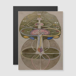 Hilma Af Klint, Tree Of Knowledge No1 Abstract Art Magnetic Invitation