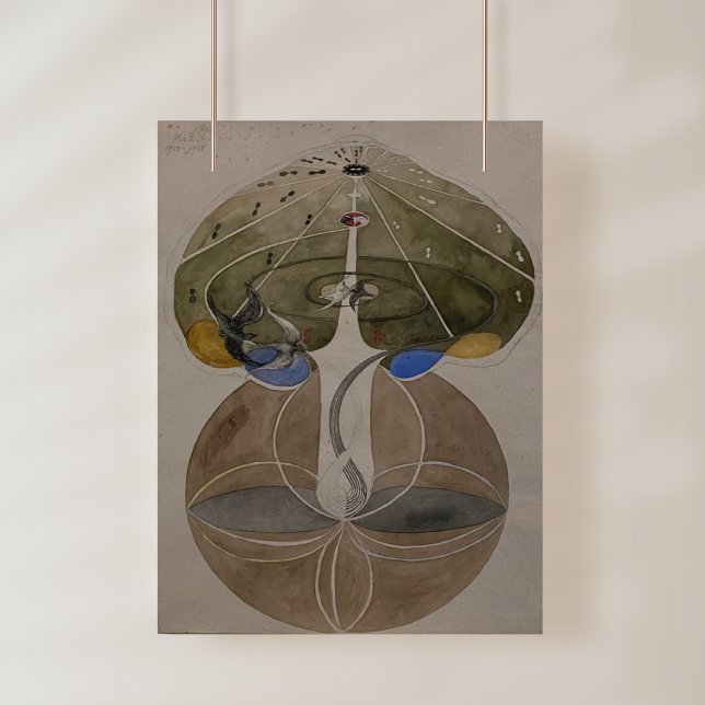 Hilma Af Klint, Tree Of Knowledge No2 Abstract Art Photo Print (Creator Uploaded)