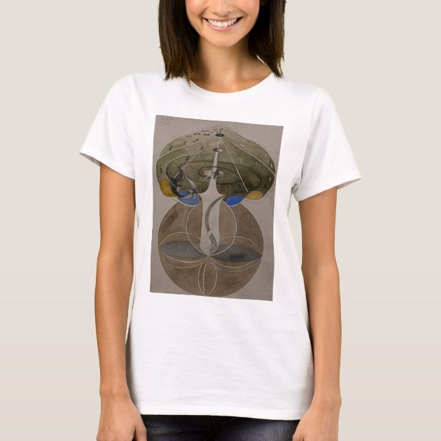 Hilma Af Klint, Tree Of Knowledge No2 Abstract Art T-Shirt (Front)