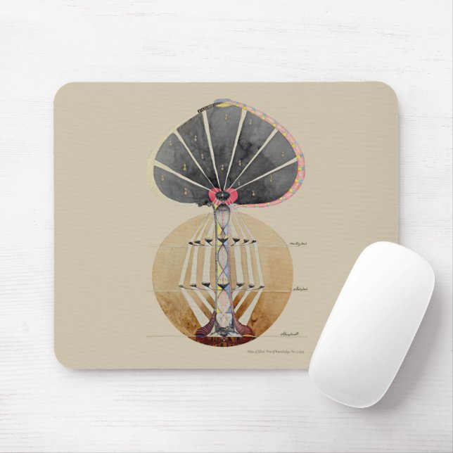Hilma af Klint - Tree of Knowledge, No. 3 Mouse Pad (With Mouse)