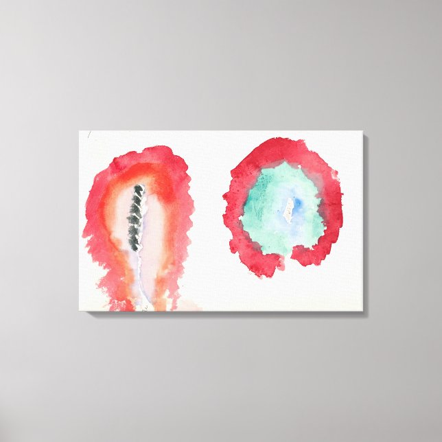 Hilma af Klint - WHEAT AND WORMWOOD 1922 Canvas Print (Front)