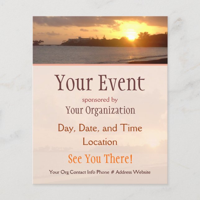 Hilo Dawn Event Flyers (Front)