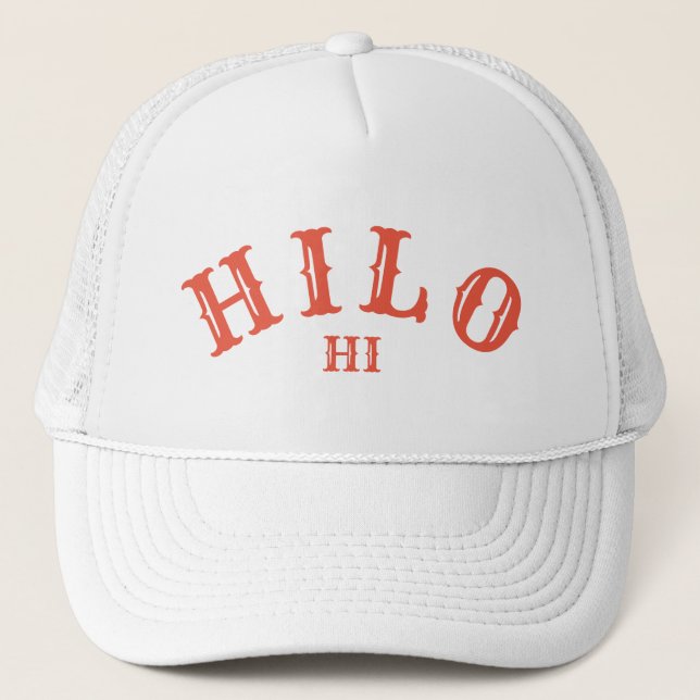 Hilo, Hawaiʻi Trucker Hat (Front)