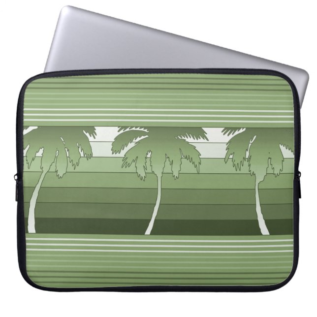Hilo Hawaiian Palms Neoprene Wetsuit Laptop Sleeve (Front)