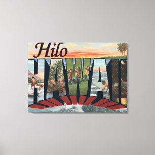 Hilo, HawaiiLarge Letter ScenesHilo, HI Canvas Print