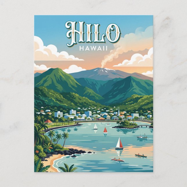Hilo USA Postcard (Front)