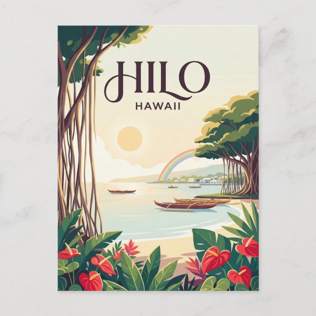 Hilo USA Postcard (Front)