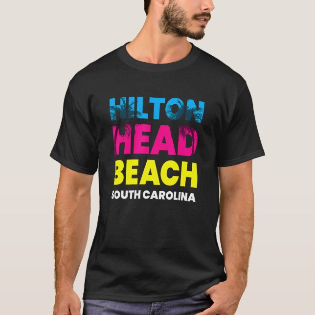 Hilton Head Beach Vacation Souvenir Summer Trip Co T-Shirt (Front)