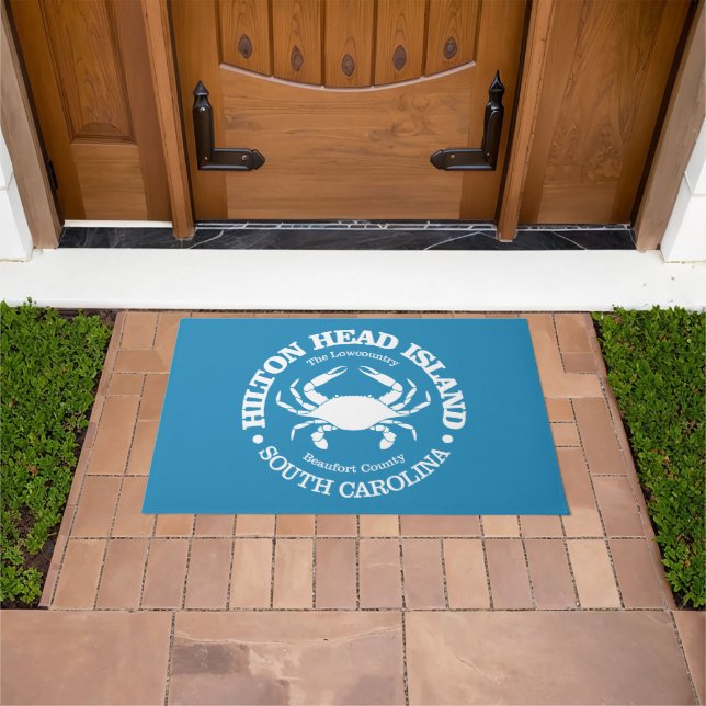 Hilton Head Island (crab) Doormat (Outdoor)