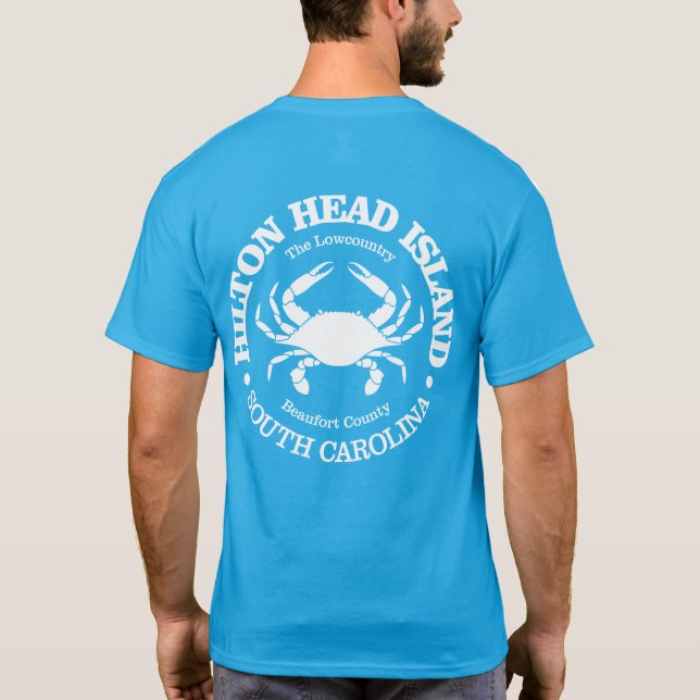 Hilton Head Island (crab) T-Shirt (Back)