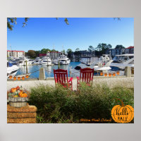 Hilton Head Island Harbour Town Marina Hello Fall