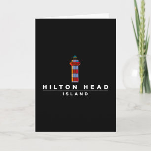 Hilton Head Island Lighthouse Sc Vacation Souvenir Card